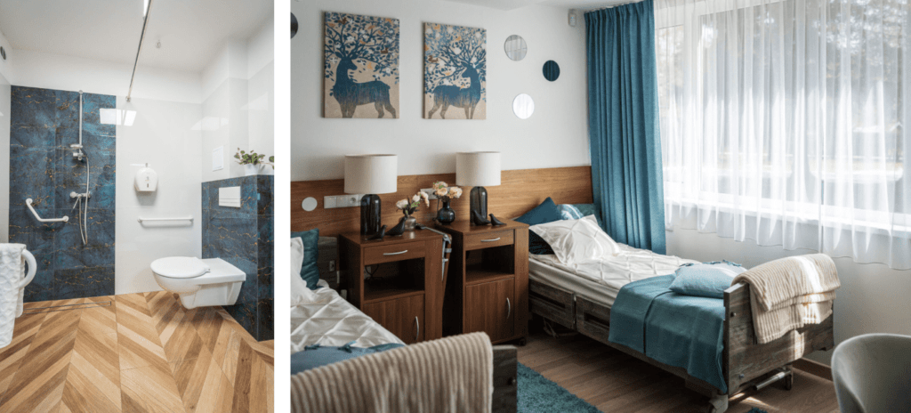 pokoje rose senior resort dom seniora blisko Trójmista